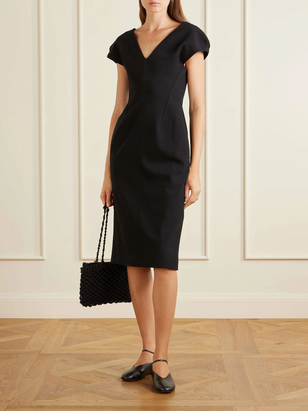 Cotton midi dress