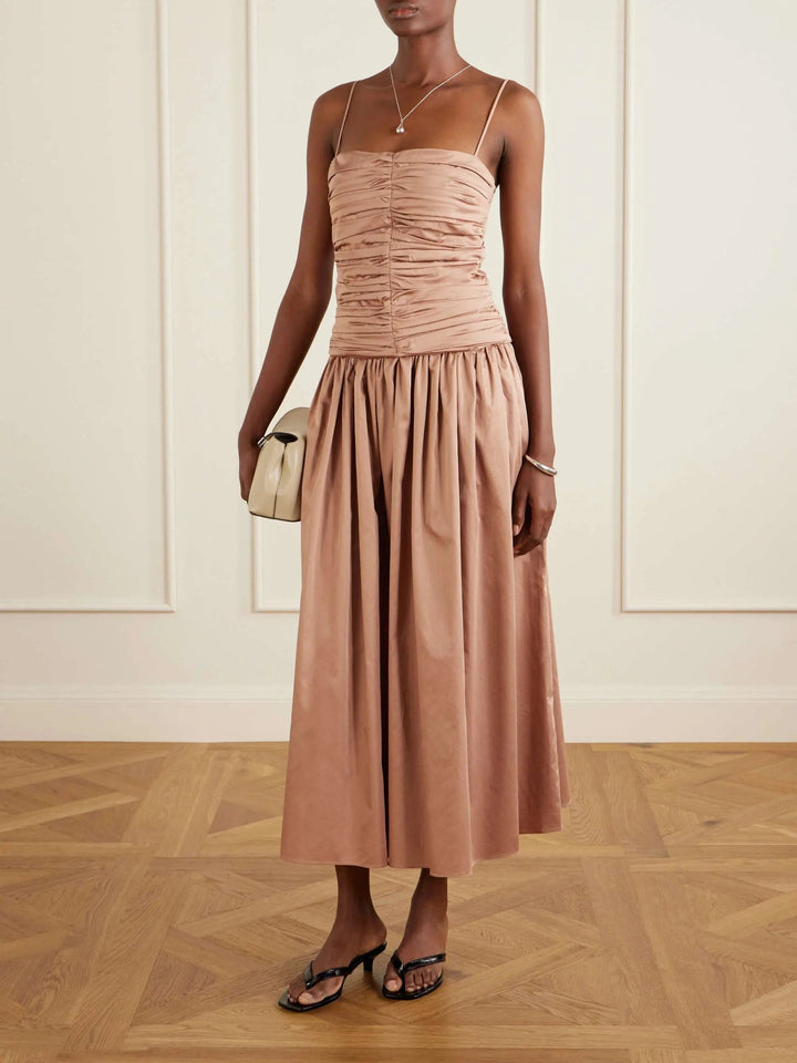 String organic cotton dress