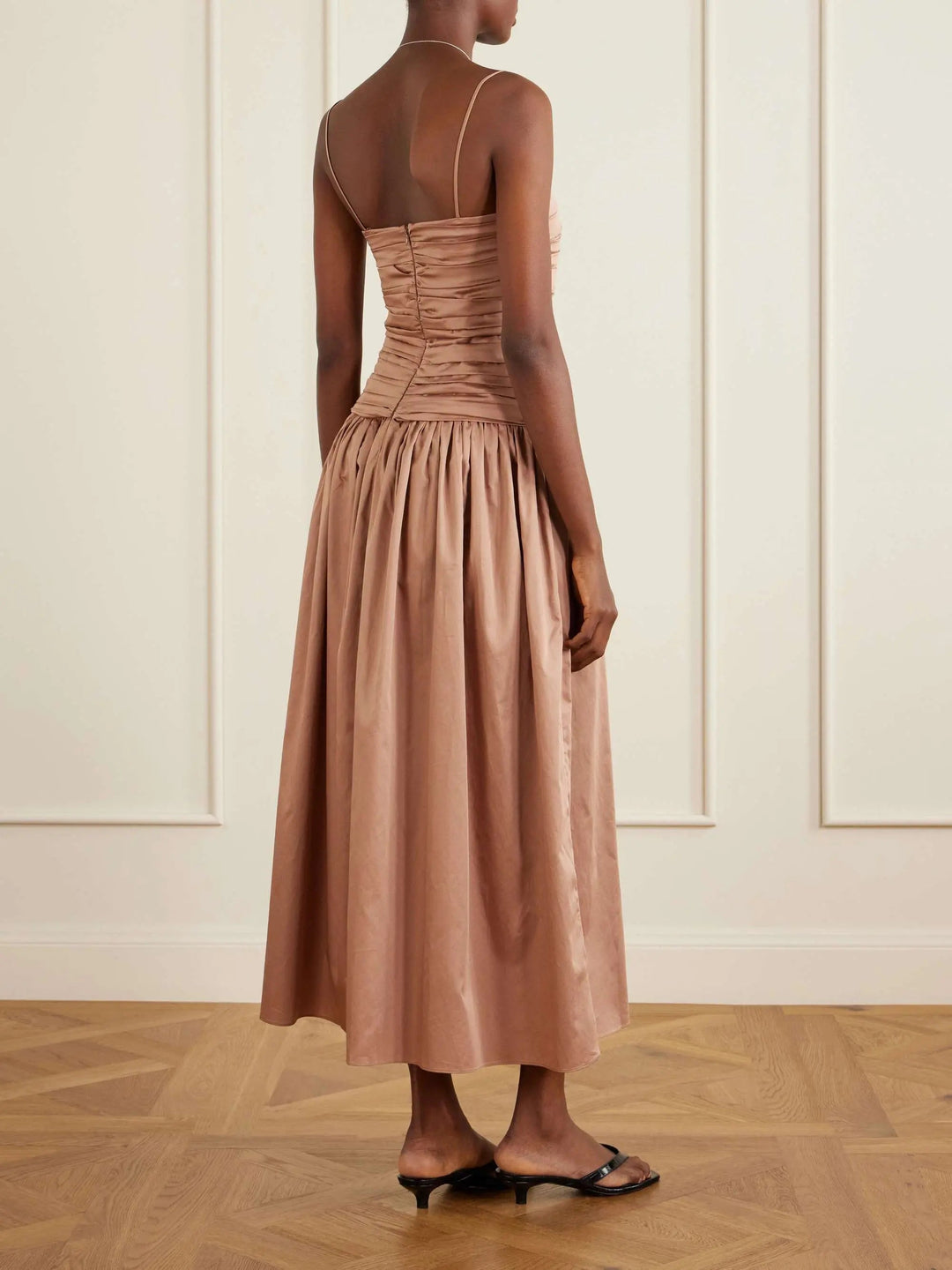 String organic cotton dress
