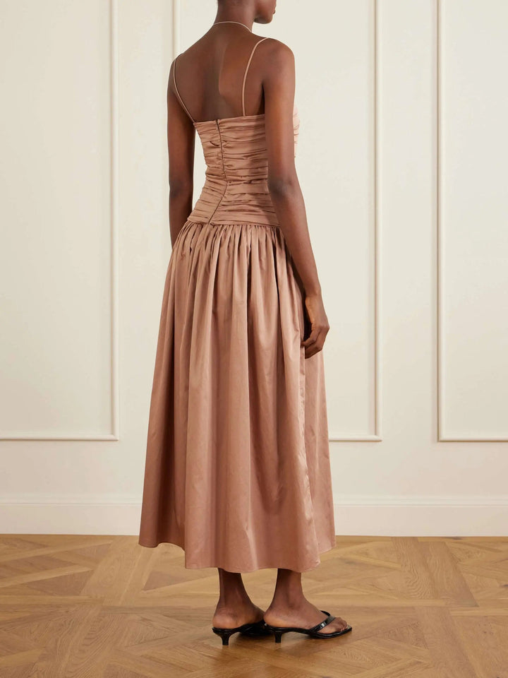 String organic cotton dress