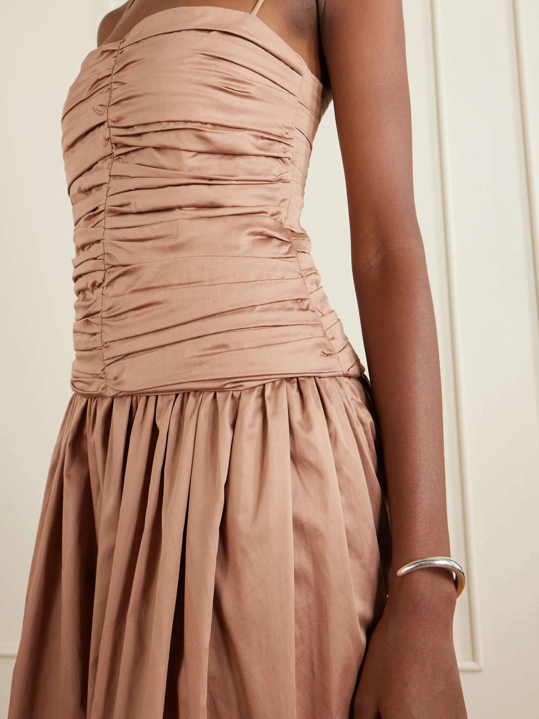 String organic cotton dress