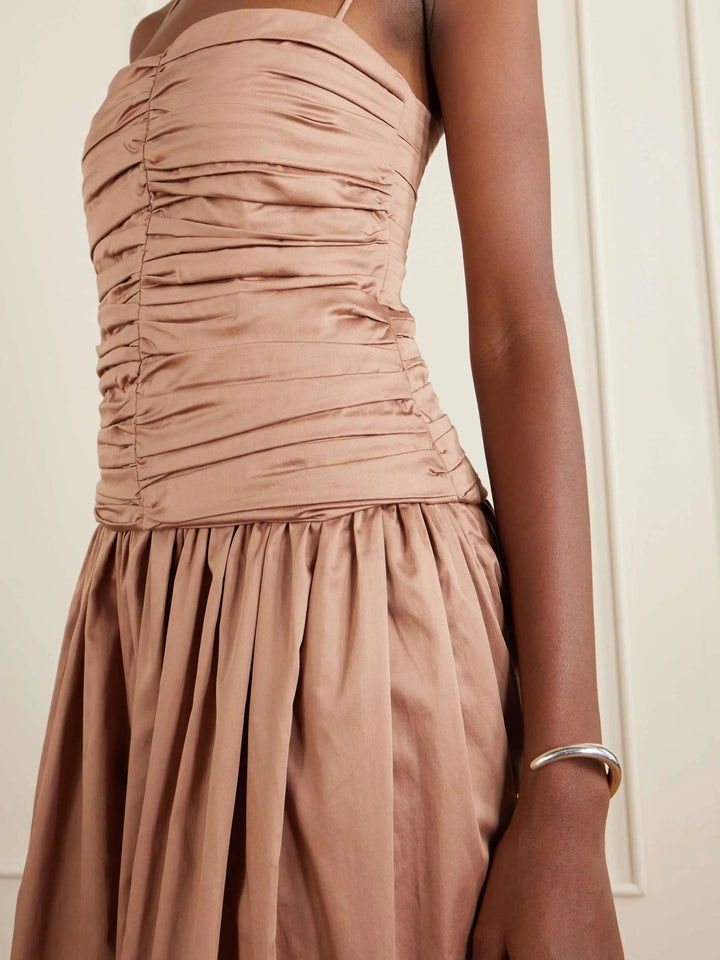 String organic cotton dress