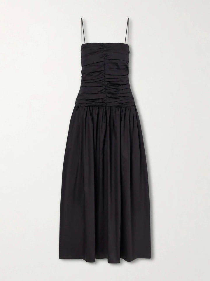 String organic cotton dress