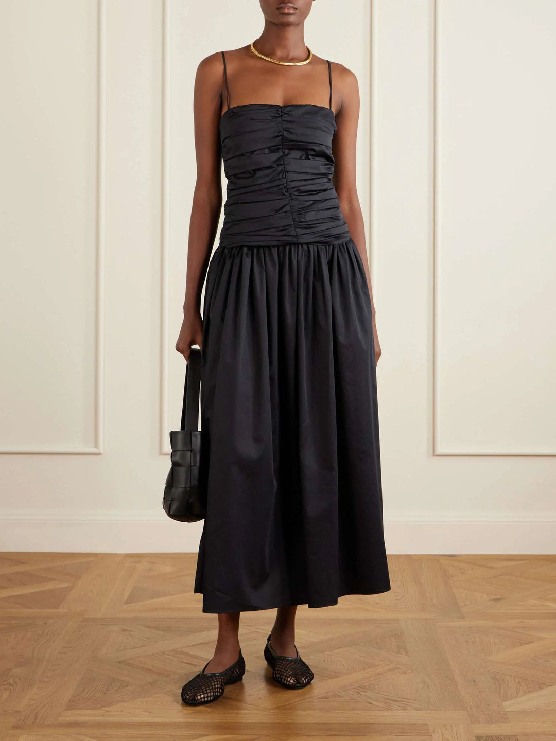 String organic cotton dress