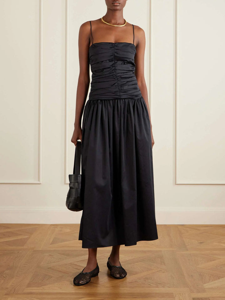String organic cotton dress