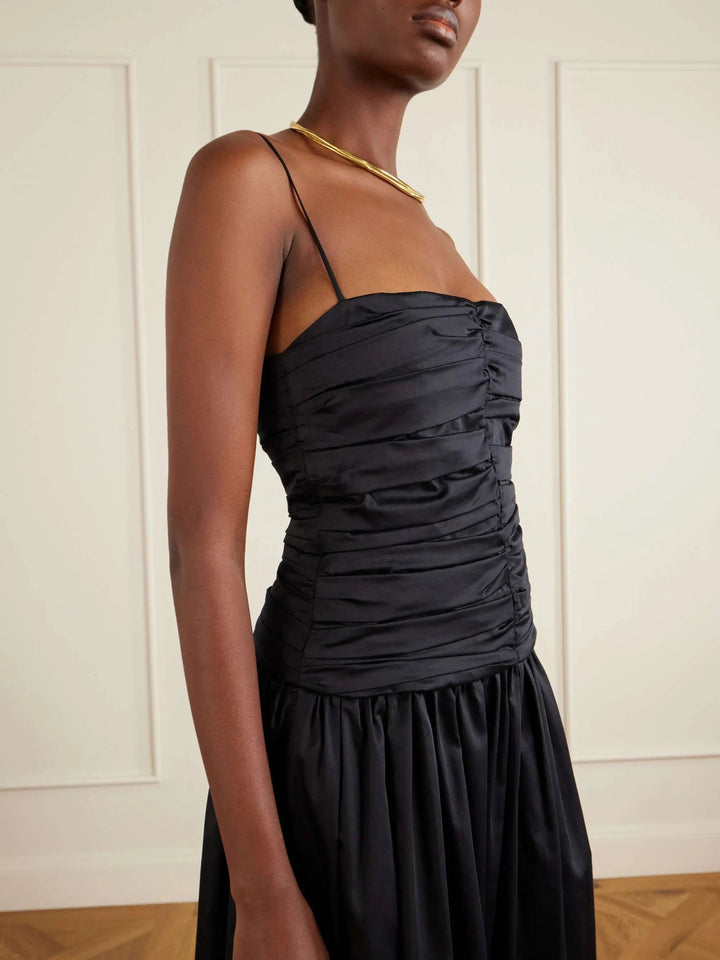String organic cotton dress