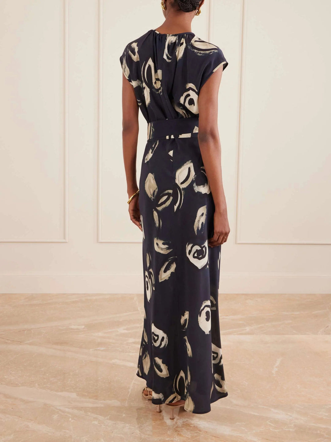 Silk maxi dress