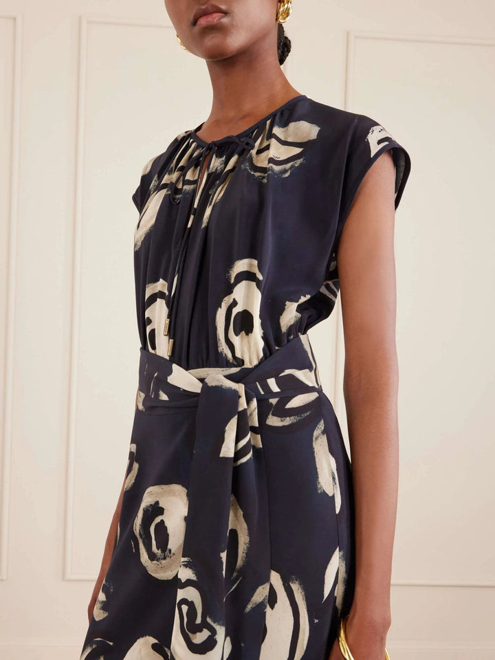 Silk maxi dress
