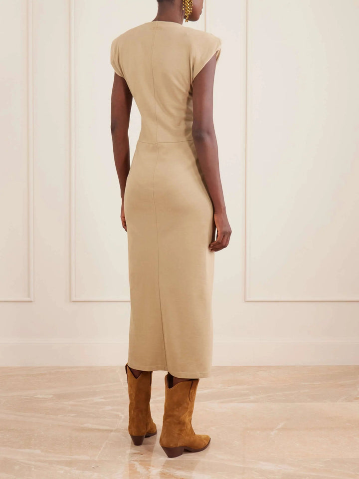 Cotton midi dress