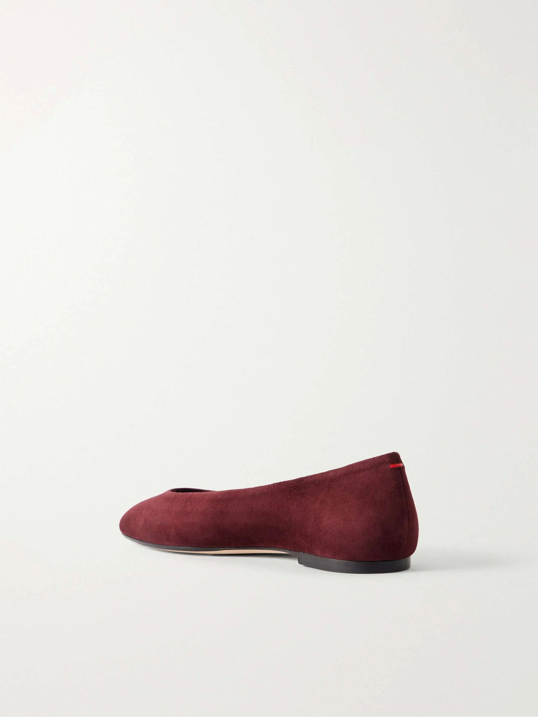 Suede ballet flats Burgundy
