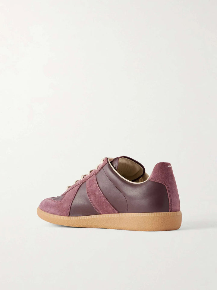 Leather and Suede Sneakers Radish