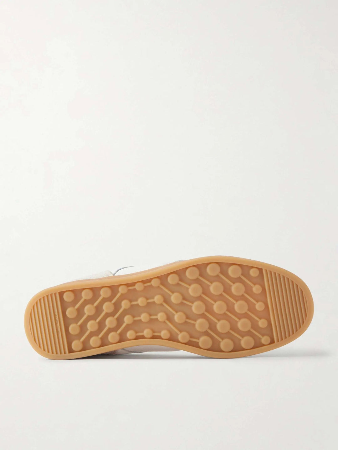 Suede and Full-Grain Leather Sneakers White