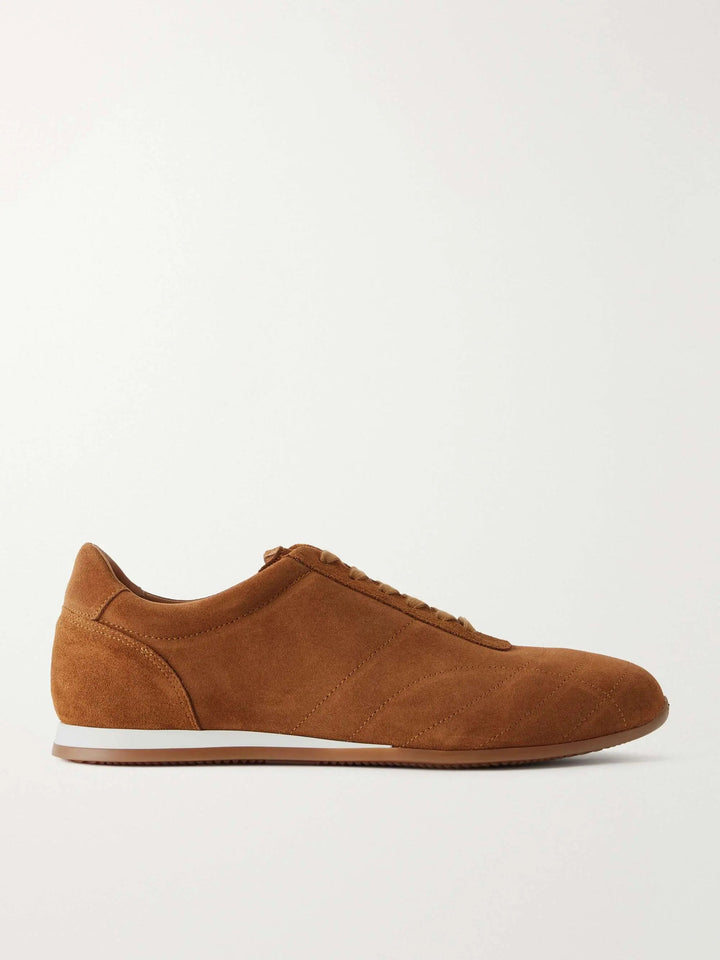 Suede Sneakers Light Brown