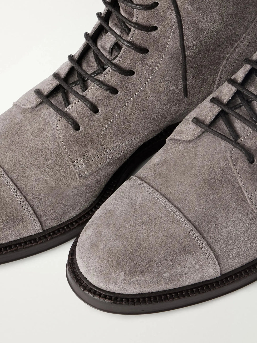 Suede Derby Boots