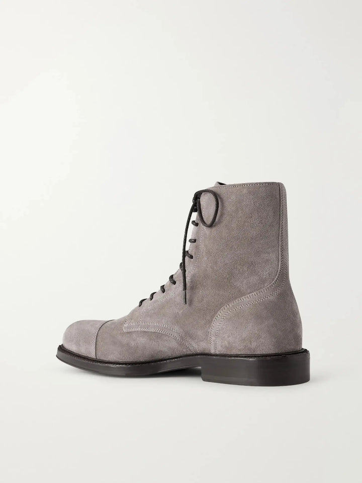 Suede Derby Boots