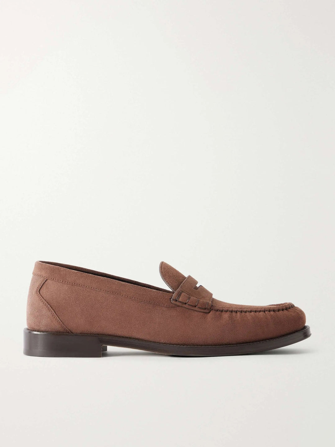 Suede Penny Loafers