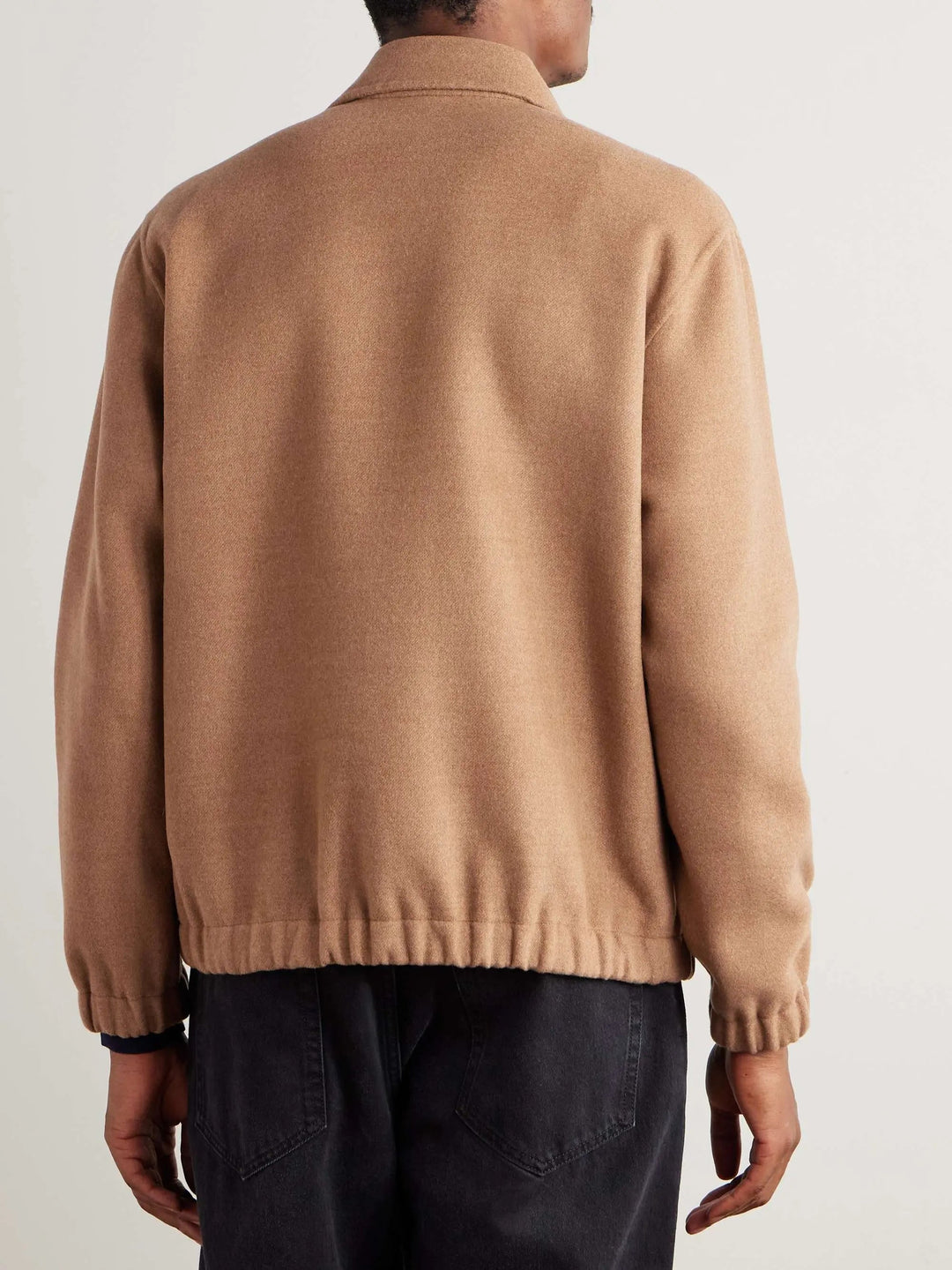 Wool-Felt Bomber Jacket
