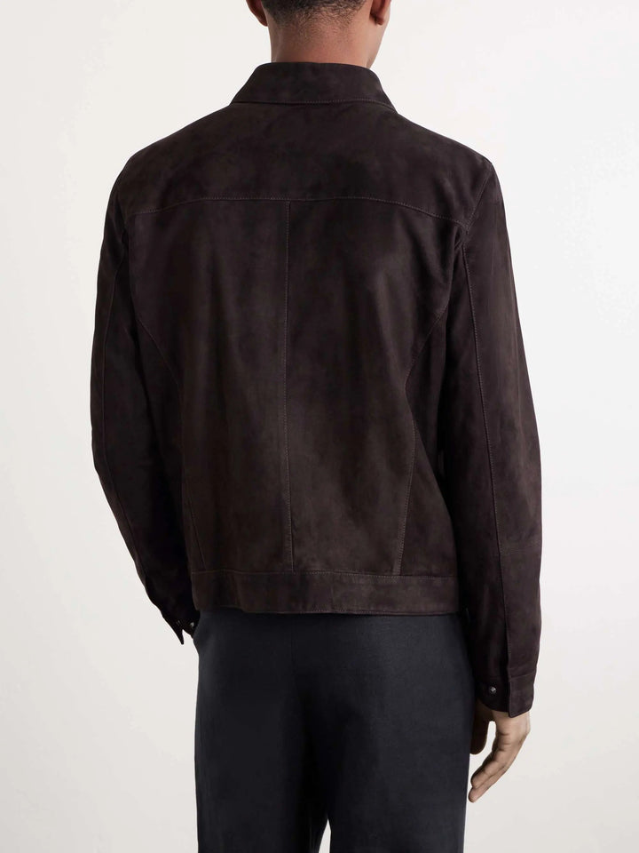 Suede Bomber Jacket